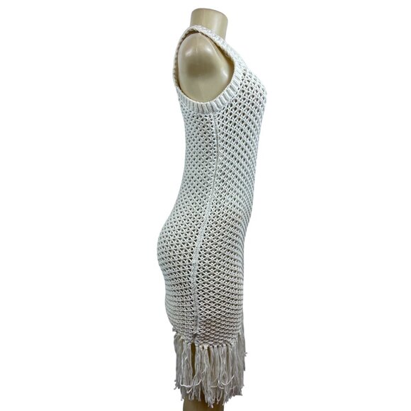 Michel Kors Women’s White Knitted Dress Sz XXS - Picture 3 of 10